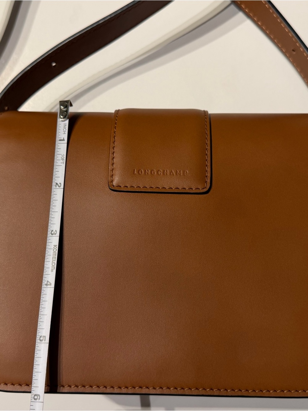 Longchamp Box Trot Crossbody Cognac/Pale Gold - Picture 13 of 16